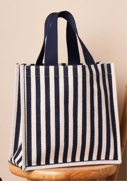 Red/Navy Tote Bag